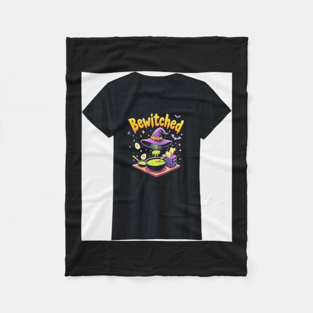 Halloween Family Home Bewitched Breakfast Maker  Fleecefilt (Framsidan)