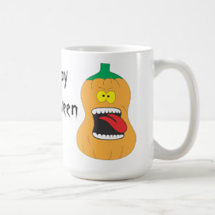 Halloween Fånig Pumpkin Kaffemugg