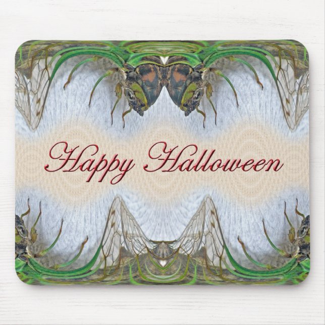 Halloween Fantasmagorical Cicada Items Mousepad Musmatta (Framsidan)