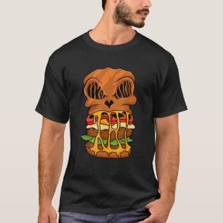 Halloween Fast Food Zombie Hamburger T Shirt