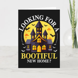 Halloween Fastighetsmäklare Rolig Realtor Bootiful Kort