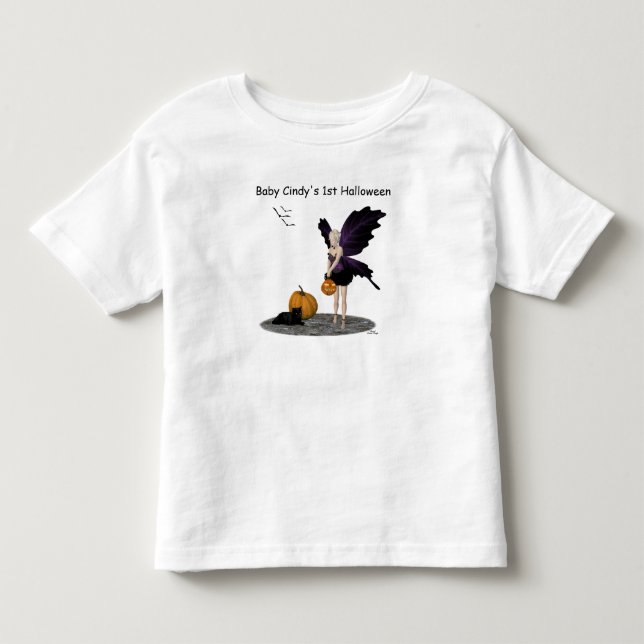 Halloween-fe T-shirt för småbarn (Framsida)