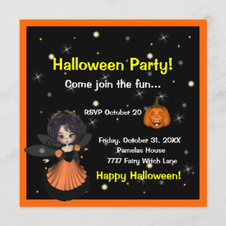 Halloween feinbjudan inbjudningar