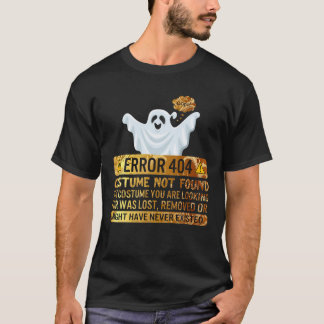 Halloween-fel 404-Borttappaden hittades inte bortt T Shirt