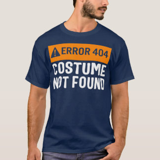Halloween-fel 404 Costume hittades inte i kodninge T Shirt