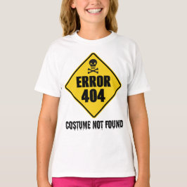 Halloween-fel 404-sammanfattning hittades inte t shirt