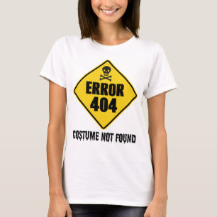 Halloween-fel 404-sammanfattning hittades inte t shirt