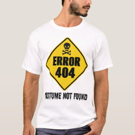 Halloween-fel 404-sammanfattning hittades inte t shirt