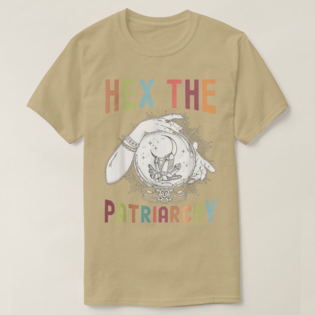 Halloween Feminist Witch Vibes hex patriarkin T Shirt (Design framsida)