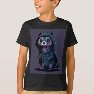 Halloween Ferret Roligt T Shirt