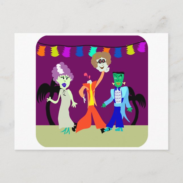 halloween fest 2! vykort (Framsida)