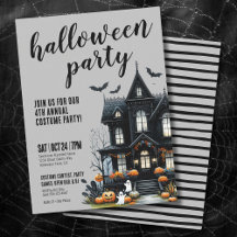 Halloween fest, årskostnad, hemsökt hus