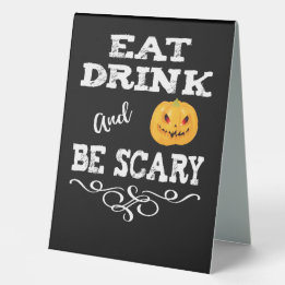 Halloween fest Ät dryck och var scen Ansikte