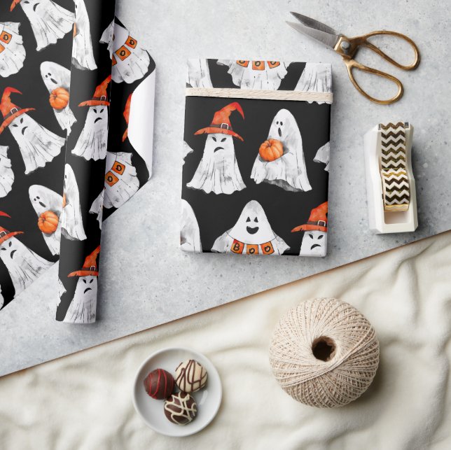 Halloween fest-banderoll, Halloween fest-hemdekan Presentpapper (Hantverk)