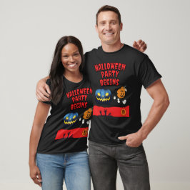 Halloween fest Begins - Roligt- och talokaninbjuda T Shirt