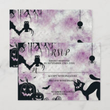 Halloween fest Black Cat Evil Pumpkins Scary Uggla