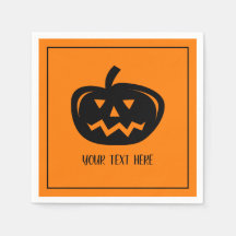 Halloween fest blöjor med pumphuvud