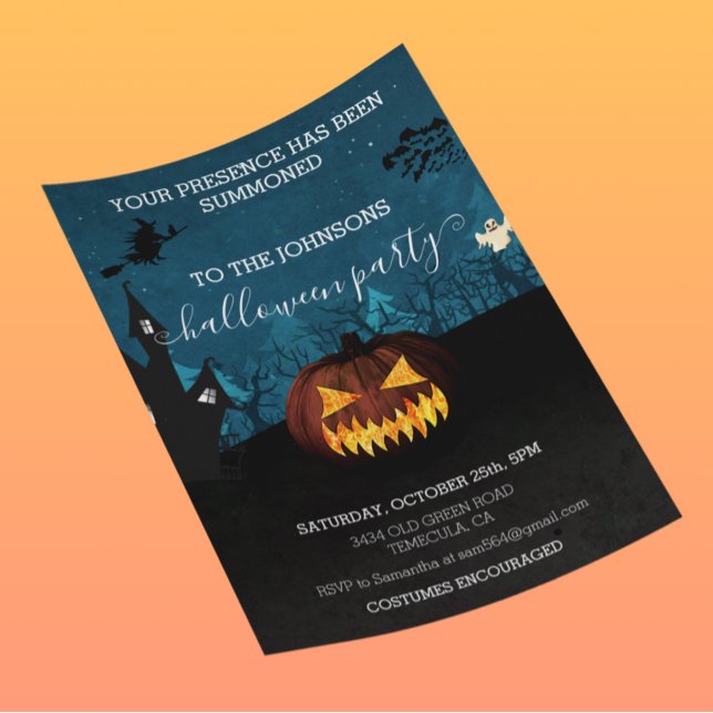 Halloween Fest Budget Pumpa  (Skapare uppladdad)