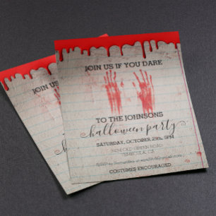 Halloween fest budgetscenario Bloody Händer