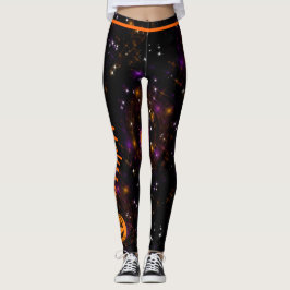 Halloween fest bus eller godis Leggings Pumpkin
