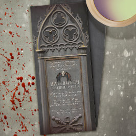 Halloween fest Cemetery Gravsten Inbjudningar