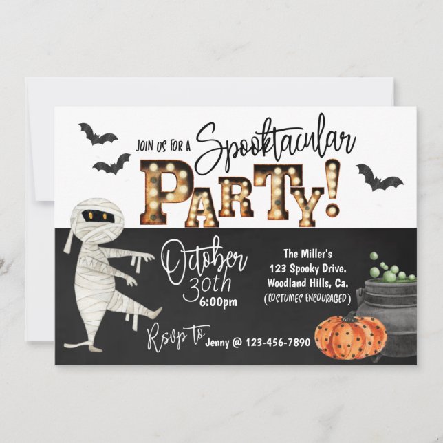 HALLOWEEN FEST, COSTUME PARTY, SPOOKY (Framsida)