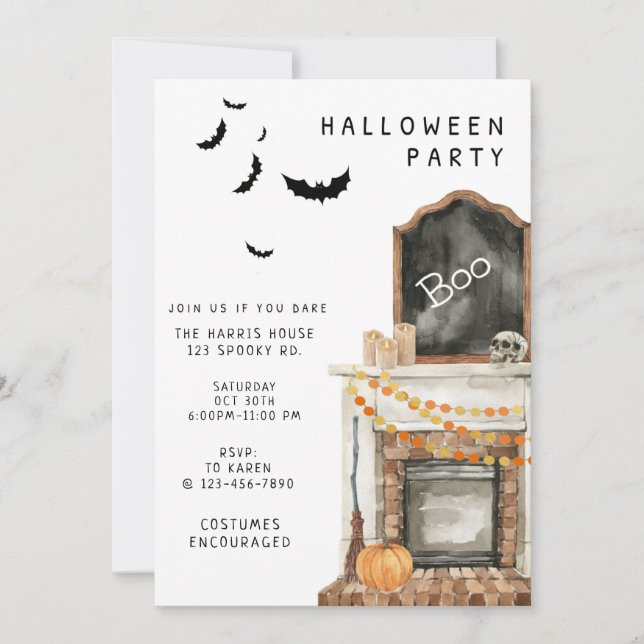 HALLOWEEN FEST, COSTUME PARTY, VUXEN HALLOWEEN (Framsida)