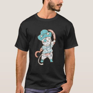 Halloween fest Costume Pirater Cat Animal Wear T Shirt