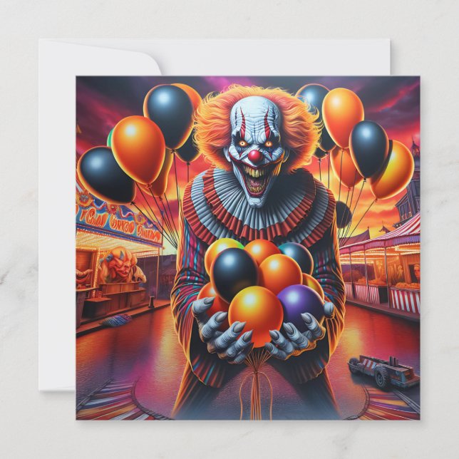 Halloween fest | Creepy Clown ThBäste (Framsida)