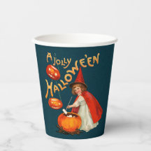 Halloween fest Cute lille häxklappare Papper