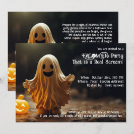 Halloween fest Det är en riktig kräm! Inbjudningar