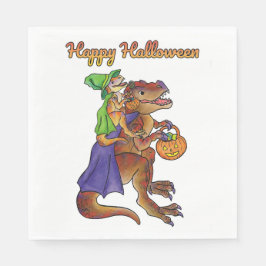 Halloween fest Dinosaur Napkins Pappersservett