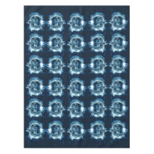 Halloween fest Evil Blue Pumpkin Horror Scary