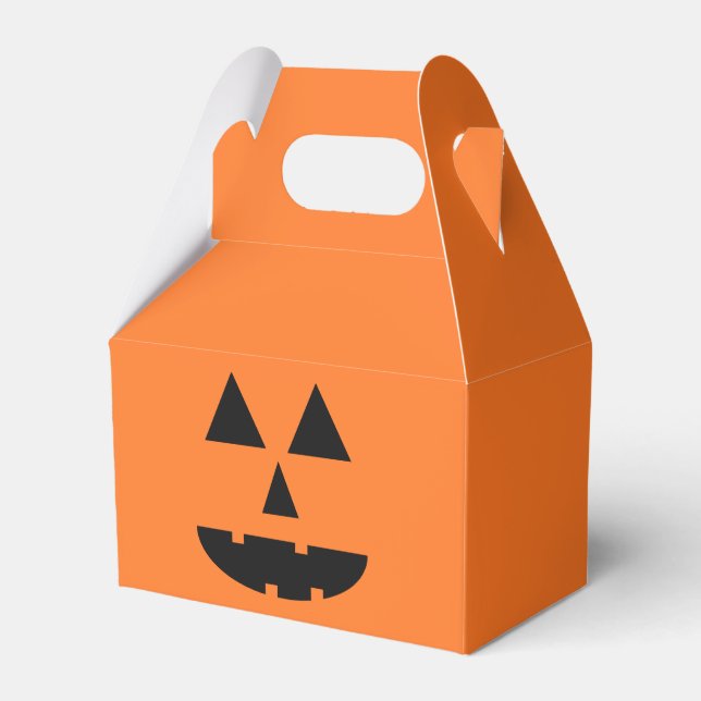 Halloween fest Favors Treat Jack-O-Lantern Presentaskar (Framsidan Sidan)