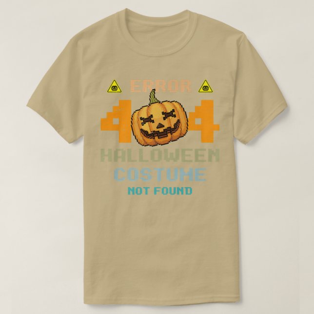 Halloween fest-fel 404 Halloween-format ej för T Shirt (Design framsida)