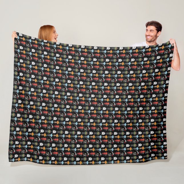 Halloween fest Fleece Blanket (På plats)