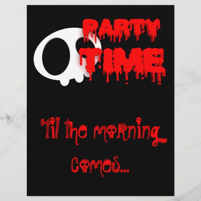 Halloween fest Flyer (Framsidan)