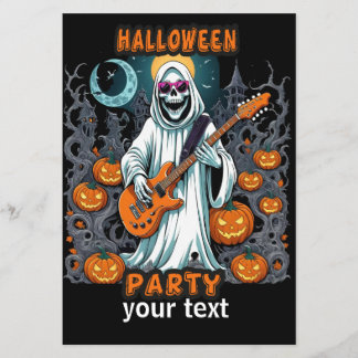 halloween fest flygare flygblad