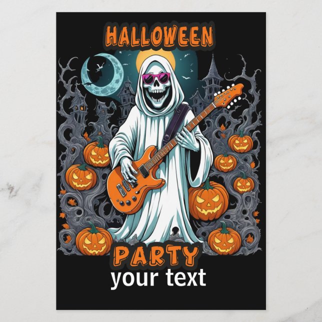 halloween fest flygare flygblad (Framsidan)