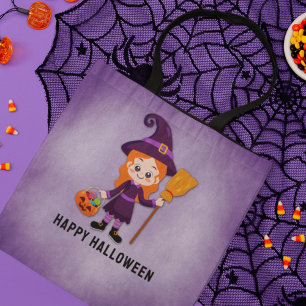 Halloween fest för barn Witch Tygkasse