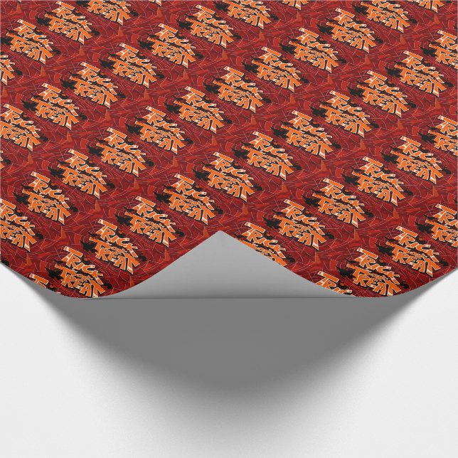 Halloween fest Gift Wrap/Bus eller godis Presentpapper (Hörn)