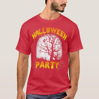 Halloween fest-giftskammusslad skogskonstruktion t shirt