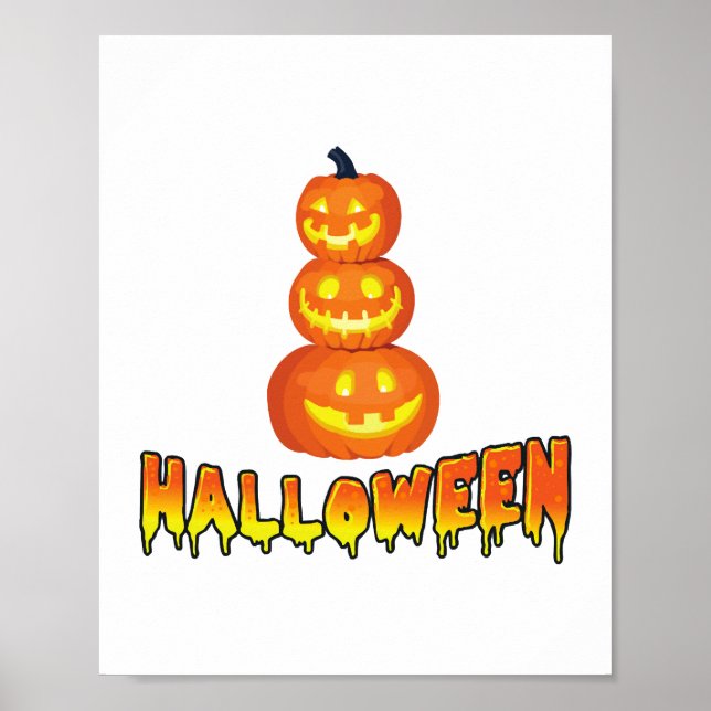 Halloween fest, Halloween Pumpkins Poster (Framsidan)