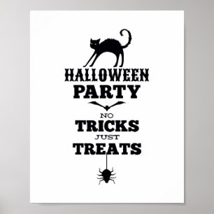 Halloween fest har inga slitsar bara rolig tröja poster