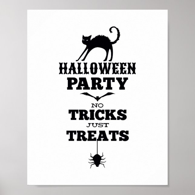 Halloween fest har inga slitsar bara rolig tröja poster (Framsidan)