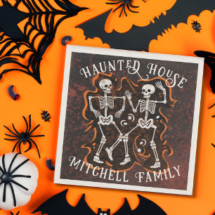 Halloween fest Haunted House Pappersservett