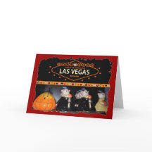 Halloween fest i Las Vegas-kort