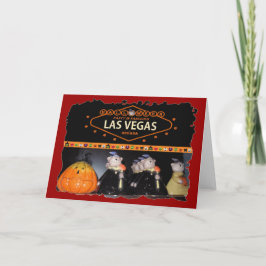 Halloween fest i Las Vegas-kort Kort