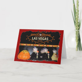 Halloween fest i Las Vegas-kort Kort