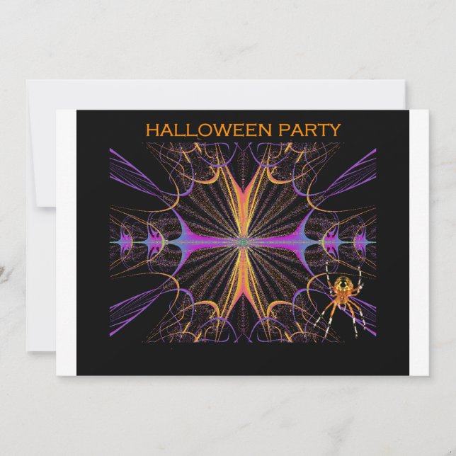 Halloween fest inbjudan (Framsida)